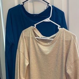 2 NWOT Oversized Tunic Sweatshirts XL
